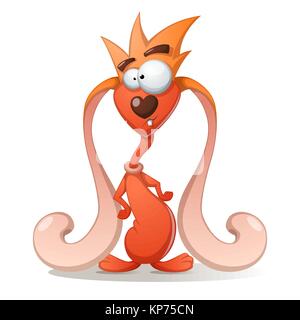 Abstrakte süß, lustig Tier. Stock Vektor