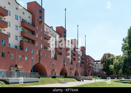 Karl-Marx-Hof-Gebäude in Wien Stockfoto