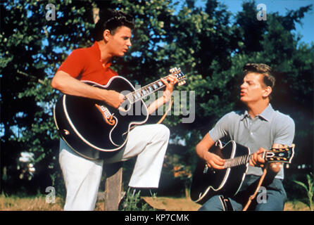 Die Everly Brothers amerikanischen musikalischen Duo ca. 1960 mit Phil rechts und Don. Stockfoto