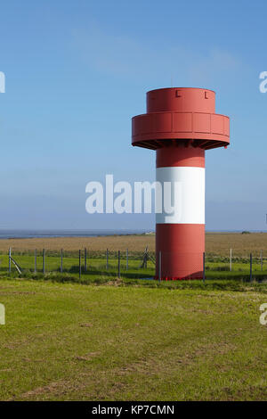 Nebel (Amrum) - Leuchtfeuer Stockfoto