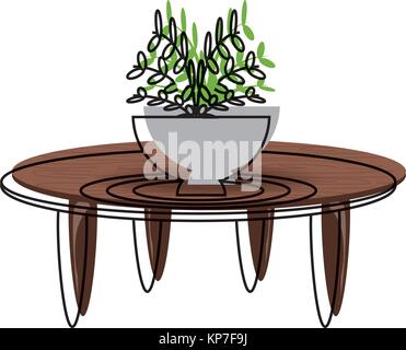 Couchtisch Symbol Stock Vektor