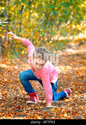 Junge portrait Outdoor Stockfoto