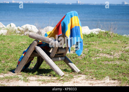 Strandtuch Stockfoto