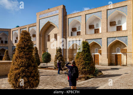 Das Äußere des Orient Star Hotel, Chiwa, Usbekistan Stockfoto