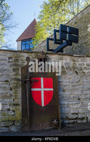 Dänische König Garten in Tallinn, Frühling anzeigen Stockfoto