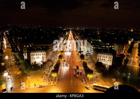 Paris bei Nacht, Paris bei Nacht, Paris bei Nacht, Paris bei Nacht Stockfoto