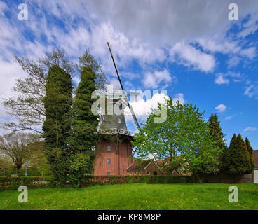 Papenburg Windmuehle - Windmühle Papenburg 02 Stockfoto