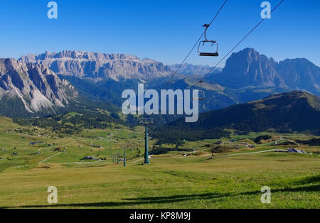 Sella Gruppe in Den Italienischen Dolomiten - Sella Gruppe Berge in italienischen Dolomiten Stockfoto