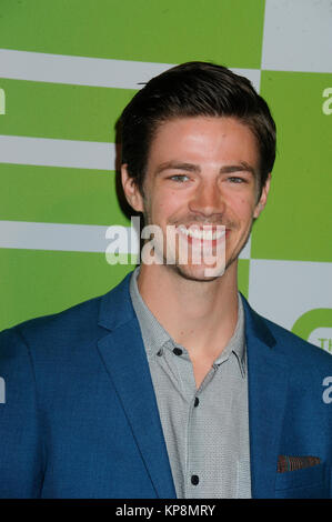 NEW YORK, NY - 14. Mai: Grant Gustin nimmt an der CW-Netz New York 2015 Upfront Präsentation im Hotel in London am 14. Mai 2015 in New York City Menschen: Grant Gustin Stockfoto