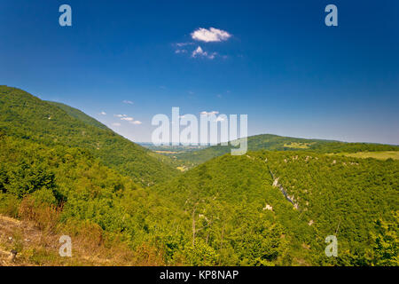 Landschaft von Lika in Nationalpark Plitvice Stockfoto