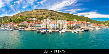 Insel Vis-Meer-panorama Stockfoto