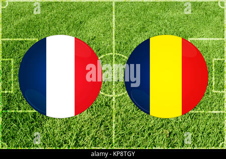 Fußballspiel Symbole Stockfoto