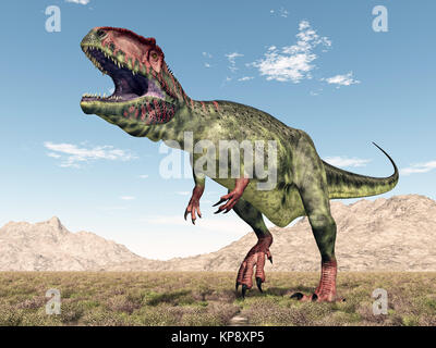 Dinosaurier giganotosaurus Stockfoto