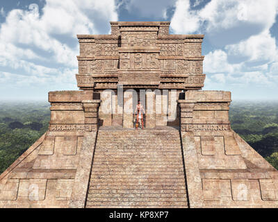 Maya-Tempel Stockfoto