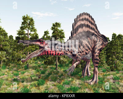 Spinosaurus Dinosaurier Stockfoto