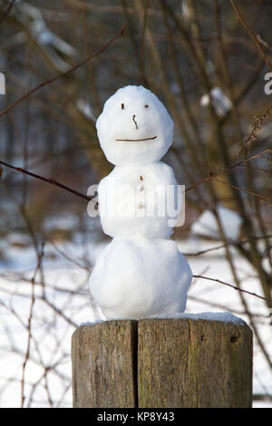 Winter im Berliner Volkspark Friedrichshain Stockfoto