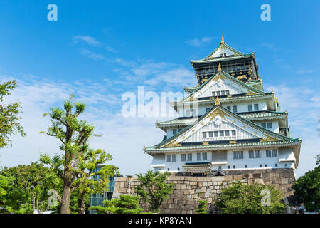 Burg von Osaka Stockfoto