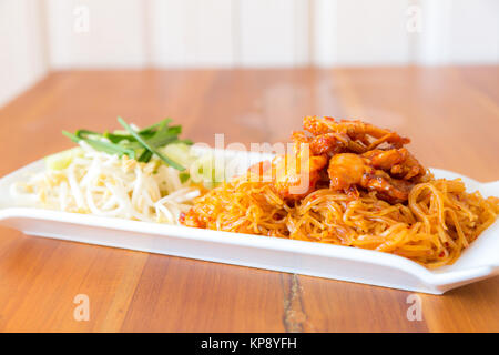Padthai thai Nudeln Stockfoto