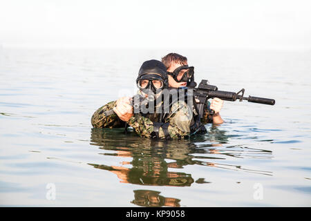 Navy SEAL Froschmänner Stockfoto