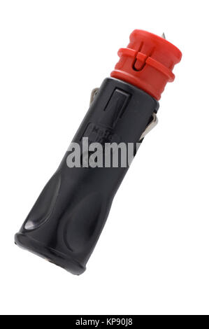 12 V DC-Stecker Stockfoto