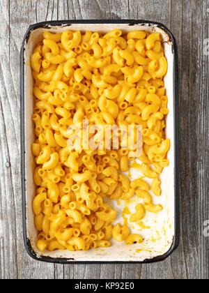 Mac und cheese Stockfoto