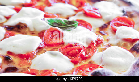 Pizza in Neapel Stockfoto