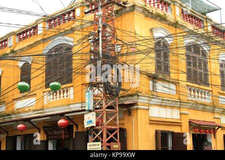 Vietnam Telecom, Hoi An Stockfoto