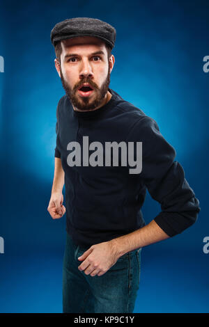 Der zornige junge Mann Stockfoto