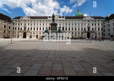 Imperial Bundeskanzleramt Flügel (reichskanzleitrakt) der Hofburg in Wien, Österreich, Europa, Sehenswürdigkeiten der Stadt Stockfoto