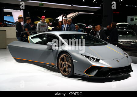 Lamborghini Huracan performante auf der IAA in Frankfurt 2017, Deutschland Stockfoto