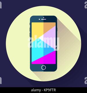 Handy Symbol, das Symbol Vektor Stock Vektor