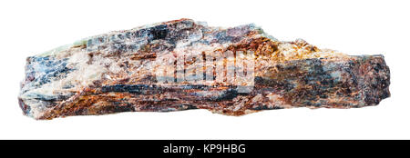 Schiefer mit Glimmer und roter Aventurin Feldspat Stockfoto