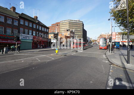 Woodgreen High Street in London, Vereinigtes Königreich Stockfoto