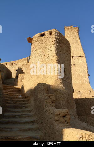 Die alte Oasenstadt Siwa in der Sahara in Ägypten Stockfoto