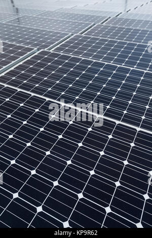 Solar Energie Anlage Stockfoto
