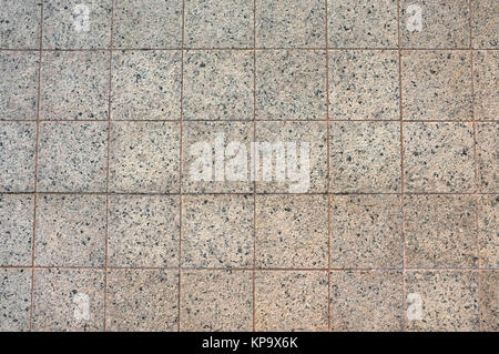 Hintergrund und Textur von Granit und Beton Ziegel-Mauer Stockfoto