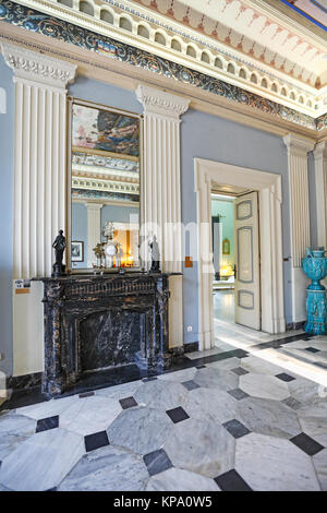 Das Achilleion Palast im Dorf Gastouri Korfu bauen von Kaiserin Elisabeth von Österreich (als 'Sissi' bekannt) und später von Kaiser Wilhelm gekauft Stockfoto