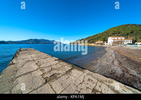 Wundervolle Enfola Strand, Portoferraio, Insel Elba, Italien Stockfoto