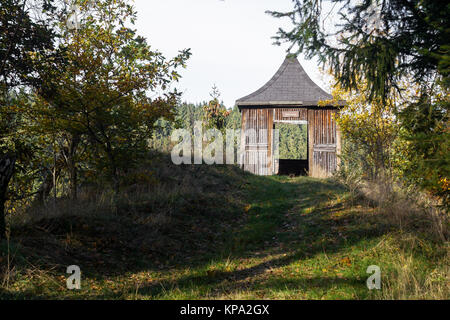 Aussichtspunkt schöne Aussicht in alexisbad Harz Stockfoto