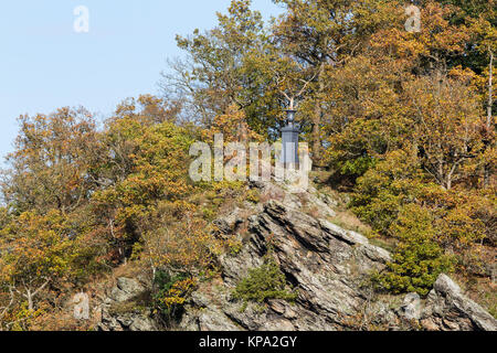 Aussichtspunkt schöne Aussicht in alexisbad Harz Stockfoto