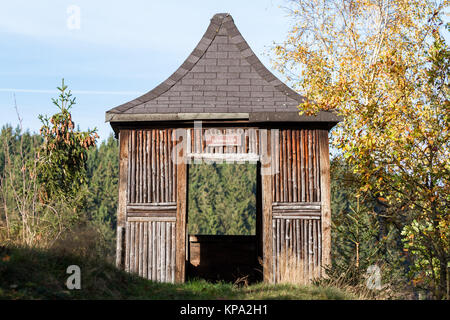 Aussichtspunkt schöne Aussicht in alexisbad Harz Stockfoto