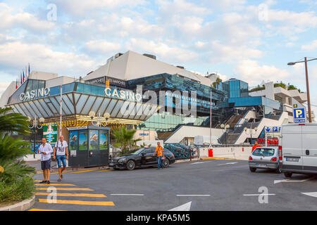 CANNES, Frankreich - 8. September 2015, Casino im Palast der Film in Cannes. Stockfoto