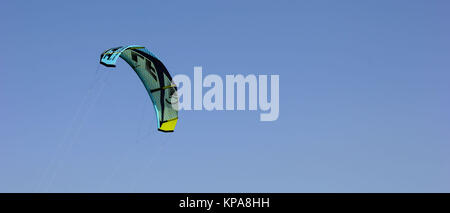 Lebendige kitesurfen Kite. Stockfoto