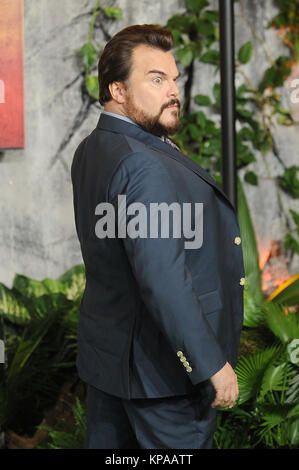 Jack Black besucht die UK Premiere von Jumanji: Willkommen im Dschungel bei Vue West End in London. 7. Dezember 2017 © Paul Treadway Stockfoto