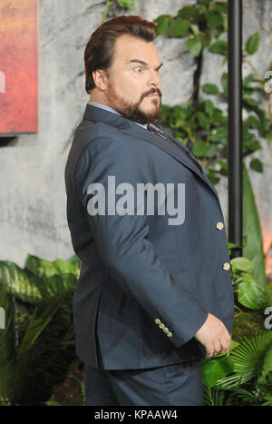 Jack Black besucht die UK Premiere von Jumanji: Willkommen im Dschungel bei Vue West End in London. 7. Dezember 2017 © Paul Treadway Stockfoto