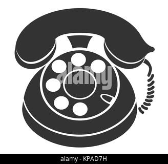 Telefon-Symbol-Vektor-Icons Stockfoto