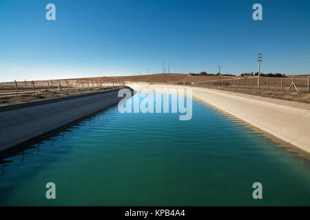 Irrigational Kanal Stockfoto