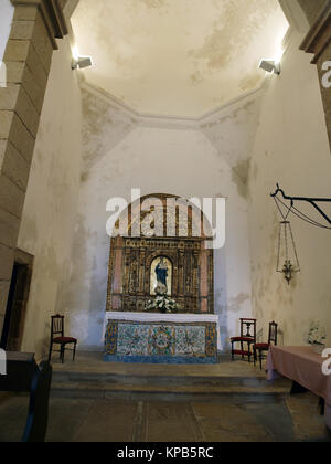 Ponta de Sagres - Altarbild in der Kirche Stockfoto