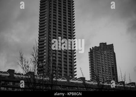 Das Barbican, London, England. Stockfoto