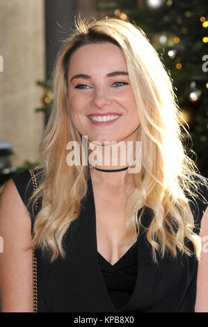 Sian Welby besucht die TRIC Auszeichnungen Weihnachtsessen am Grosvenor House in London. 12. Dezember 2017 © Paul Treadway Stockfoto